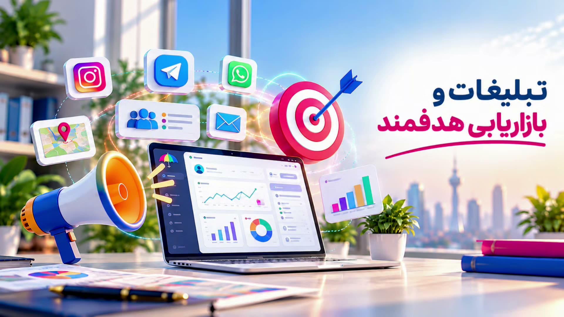 پیش‌نمایش ویدیوی تبلیغات و بازاریابی هدفمند